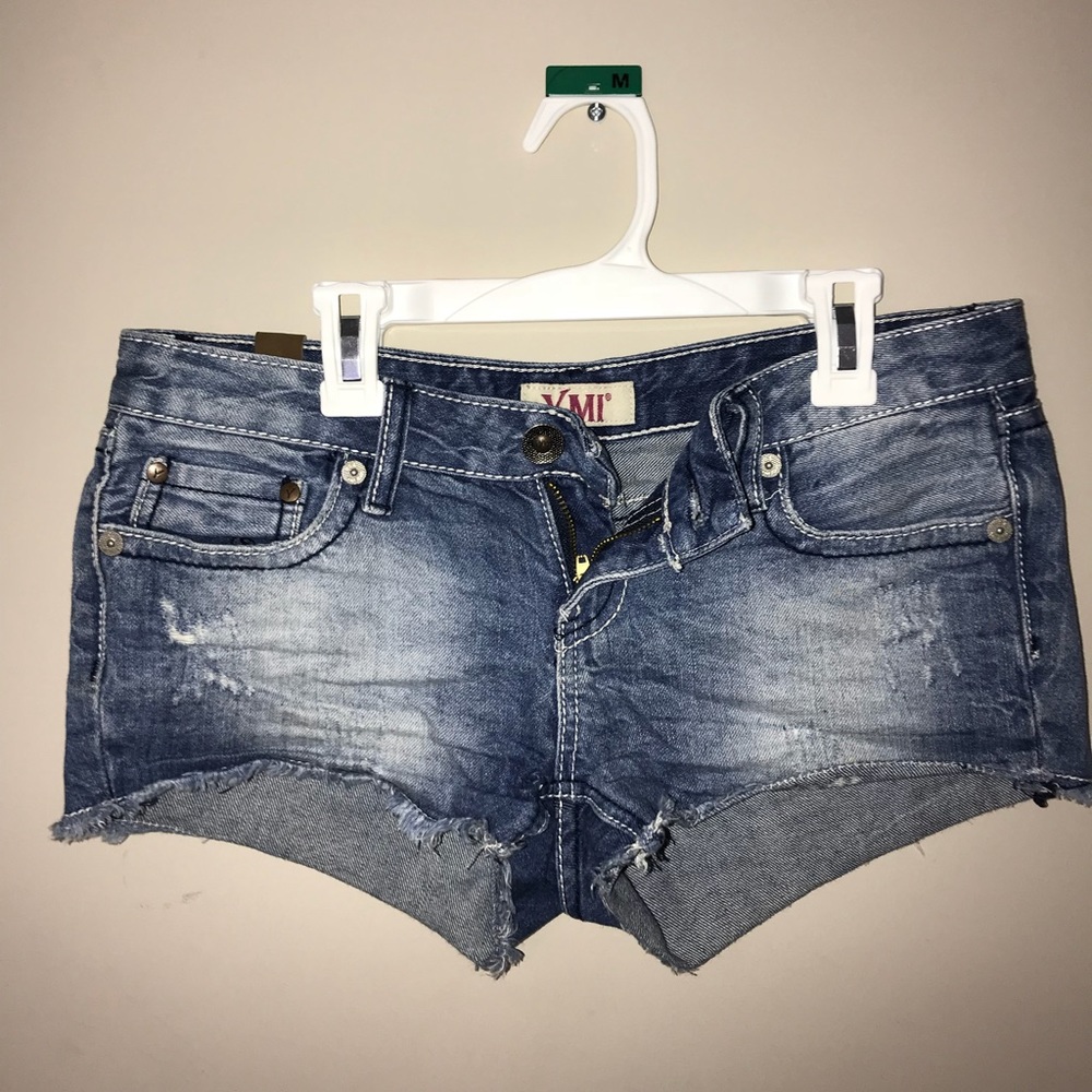 Denim shorts